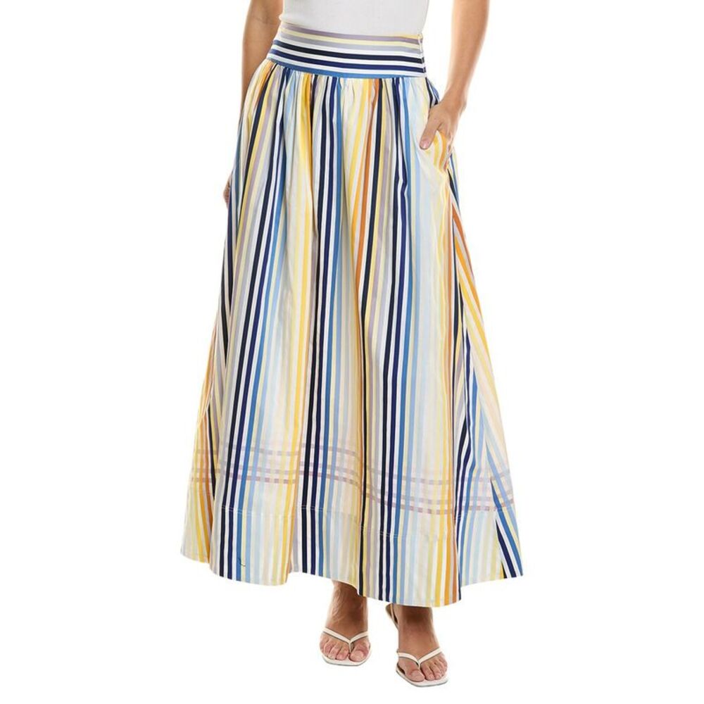 Toccin Womens Gwyneth Midi Skirt